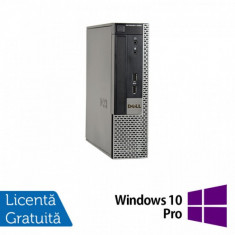 Calculator Dell OptiPlex 9020 USFF, Intel Core i5-4570s 2.90GHz, 8GB DDR3, 120GB SSD, DVD-RW + Windows 10 Pro foto