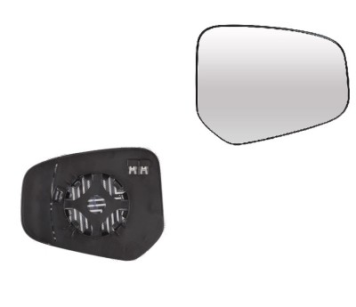Geam oglinda exterioara cu suport fixare Ford Transit/Tourneo Courier, 05.2014-06.2024, partea Dreapta, incalzit; sticla asferica; geam cromat, After foto