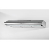 Hota incorporabila Heinner HCH-490-SS, 2 motoare, Putere de absorbtie 304.5 m3/h, Lumina LED, 3 trepte de viteza, 90 cm, Inox