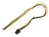 Cablu de Alimentare PCIe 6 Pin 0.45m, Akyga
