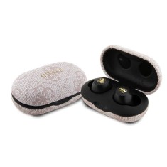 Casti Guess Bluetooth TWS, 4G Metal, roz, GUTWSP4EGP foto