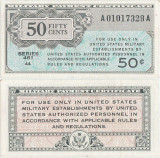 1946, 50 Cents (SM-4) - Military Payment Certificate - SUA - stare CU