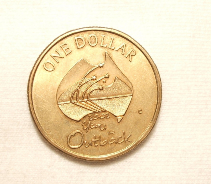 AUSTRALIA 1 DOLLAR 2002 BU /