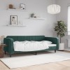 VidaXL Cadru de pat, verde &icirc;nchis, 90x200 cm, catifea 354088