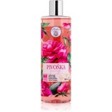 Bohemia Gifts &amp; Cosmetics Flower Line Peony gel de duș pentru corp și păr 400 ml