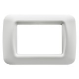 Rama Gewiss System GW22503, 3 module, alb, pentru priza / intrerupator