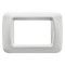 Rama Gewiss System GW22503, 3 module, alb, pentru priza / intrerupator