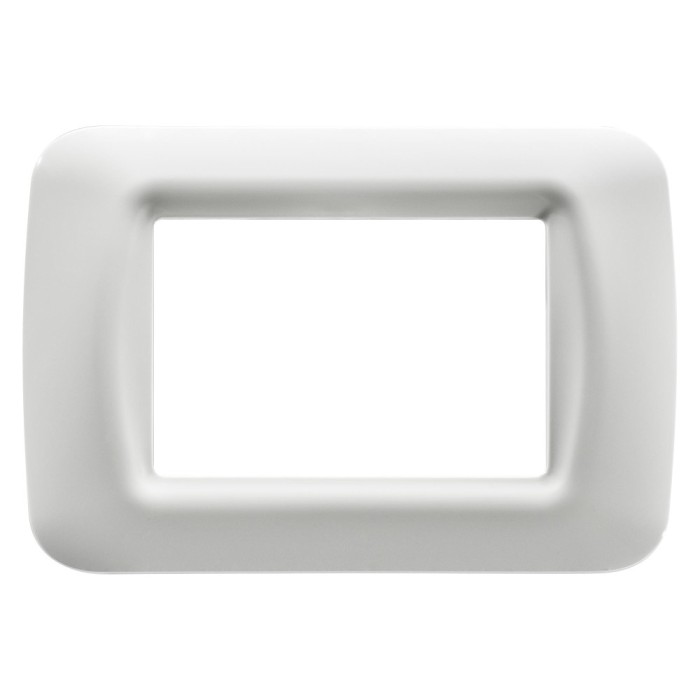 Rama Gewiss System GW22503, 3 module, alb, pentru priza / intrerupator