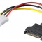 Cablu alimentare PremiumCord SATA Molex 5.25, 17 cm - RESIGILAT