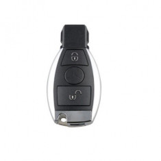 Cheie completa cu chip si telecomanda pentru Mercedes-Benz, 2 butoane, 433 MHZ foto