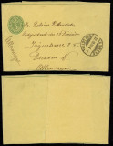 Switzerland 1902 Postal stationery Wrapper Geneve to Dresden Germany DB.057