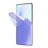 Folie Protectie din Silicon Transparent Anti-Blue Light full screen pentru Redmi 12 5G