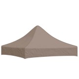 Cumpara ieftin Acoperis pentru cort de petrecere, gri taupe, 2 x 2 m, 270 g/m&sup2;