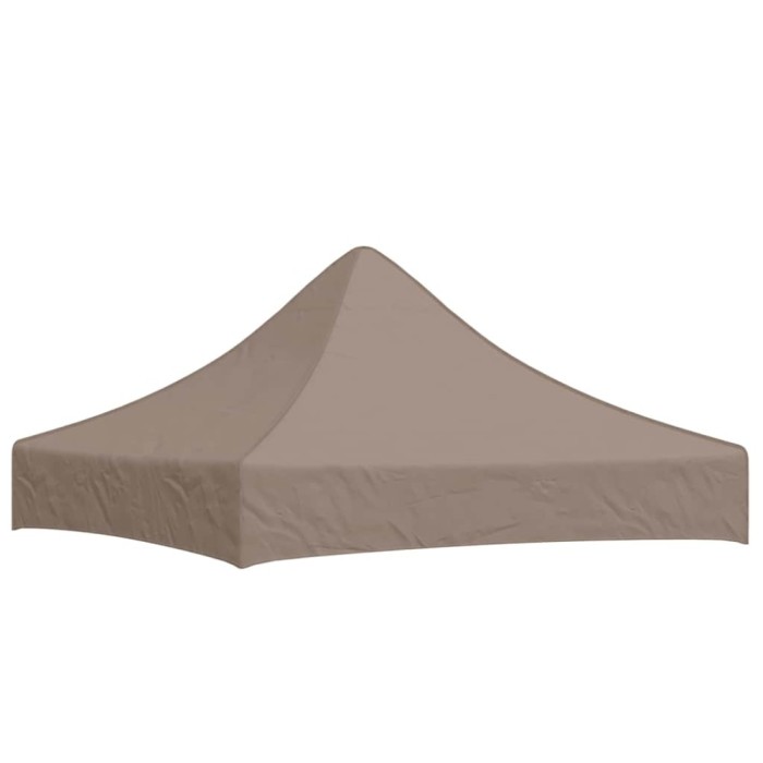 Acoperis pentru cort de petrecere, gri taupe, 2 x 2 m, 270 g/m&sup2;