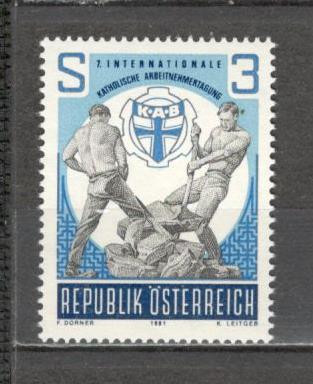 Austria.1981 Reuniune internationala a lucratorilor catolici MA.944 foto