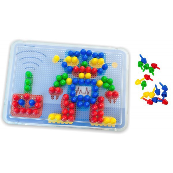 Mozaic 15 mm Miniland - Joc educativ pentru copii