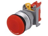 Comutator Siguranță AUSPICIOUS 30mm, 2 NC, Roșu, IP65, &Oslash;30mm