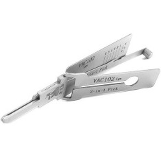 Decodor unealta auto Lishi Original VAC102 v3 &ndash; 2-in-1 Pick Decoder pentru contact, usi si portbagaj &ndash; compatibil Renault Clio, Kangoo, Laguna, Twingo