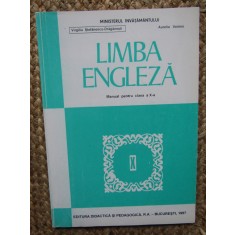 LIMBA ENGLEZA. MANUAL PENTRU CLASA A X-A-STEFANESCU-DRAGANESTI, AURELIA VOINEA