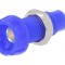 Soclu Banană 4mm Albastru 10A 50VDC