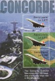Sierra Leone 2009 - Aviatie , Concorde , Bloc 3 timbre , MNH,Mi.Bl.780