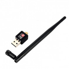 Adaptor Placa Retea Wireless USB 2.0, Antena detasabila, wifi, 300 Mbps foto