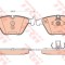 Set placute frana,frana disc BMW Seria 7 (E65, E66, E67) (2001 - 2009) TRW GDB2021
