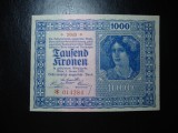Austria 1000 Kronen 1922, Bancnota UNC, Numismatica Europa