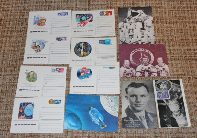 lot 12 carti postale tematice - Cosmos URSS carte postala foto