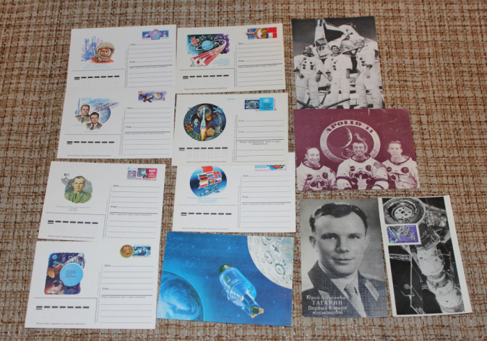 lot 12 carti postale tematice - Cosmos URSS carte postala