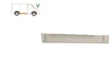 Panou reparatie usa Mercedes Vito, Clasa V, 1996-2003, Partea Dreapta, Fata, lungime 1195 mm , inaltime 170 mm, usa culisanta, jgheab , inferior