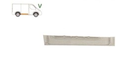 Panou reparatie usa Mercedes Vito, Clasa V, 1996-2003, Partea Dreapta, Fata, lungime 1195 mm , inaltime 170 mm, usa culisanta, jgheab , inferior foto