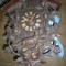 Ceas cu CUC Padurea Neagra ,lucrat manual , inc.sec.XX ,dim.=48x34x15cm