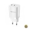 Incarcator Retea Forever TC-05-35CC 35W 3A 2 x USB-C Alb
