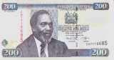Bancnota Kenya 200 Shilingi 2010 - P49e UNC