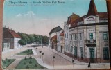 Carte postala, Targu Mures, strada Stefan cel Mare, perioada interbelica
