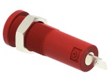 Conector 4mm Banana 10A Roșu Terminal Faston ELECTRO-PJP