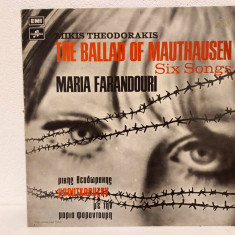 Mikis Theodorakis, Maria Farandouri - The Ballad Of Mauthausen, Six Songs, vinil
