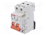 &Icirc;ntrerupător de supracurent LS ELECTRIC MCB 2 poli 16A 230/400V AC 6kA pentru șină DIN