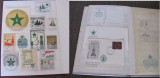ESPERANTO Colecție RARĂ de &Icirc;ntreguri Poștale/Cărți Poștale/Stikere/Circulați (2 Clasoare)