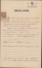 HST 66S Act semnat olograf de episcop Iosif Goldis 1891 Arad