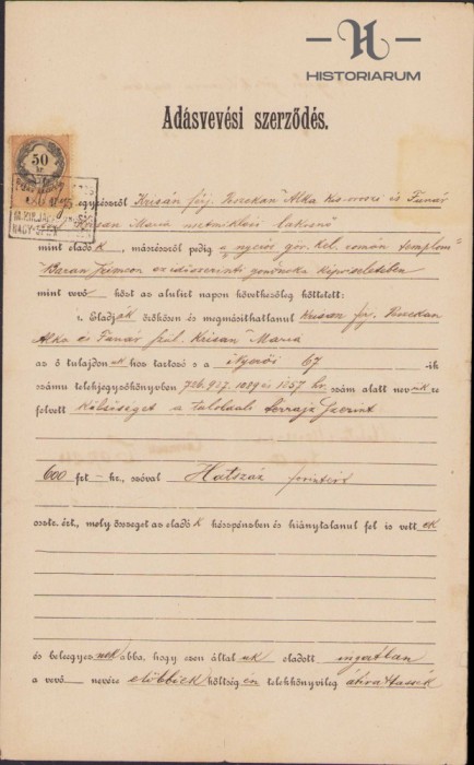 HST 66S Act semnat olograf de episcop Iosif Goldis 1891 Arad