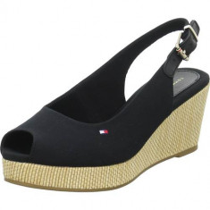 Sandale Femei Tommy Hilfiger Iconic Elba FW0FW04788BDSBLACK foto