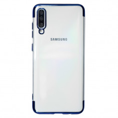 Husa silicon Samsung Galaxy A70 Rama Albastra foto