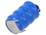 Acumulator Ni-MH 4,8V 80mAh 3 pini &Oslash;15,5x25,3mm AKYGA AKY1033 - Temperatura -20&divide;65&deg;C