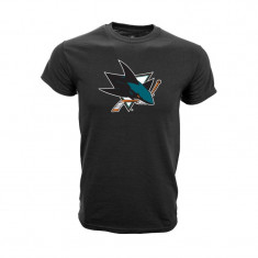 San Jose Sharks tricou de bărbați black Core Logo Tee - M