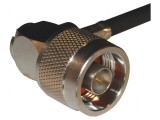 Conector N mufă tată &icirc;n unghi 90&deg; PTFE