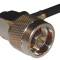 Conector N mufă tată &icirc;n unghi 90&deg; PTFE