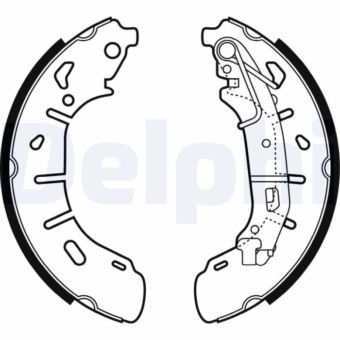 DELPHI LS2050 Set saboti frana