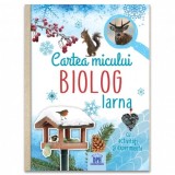 Cartea micului biolog Iarna pentru copii educative peste 8 ani explorare natura Eva Eich